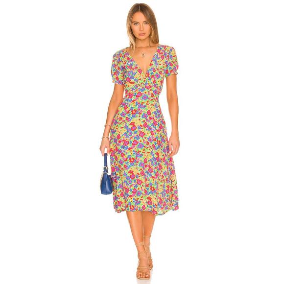 Faithfull the Brand Dresses & Skirts - Faithfull The Brand Raphaela Midi Dress La Fortuna Floral NWT Tuckernuck